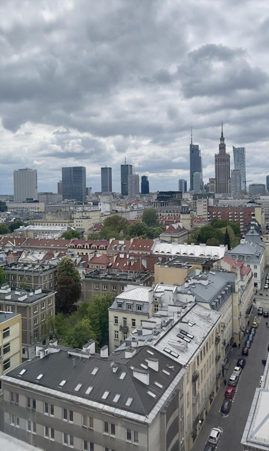 Atelier W Sercu Warszawy Z Panoramicznym Widokiem Apartment Warsaw Exterior photo